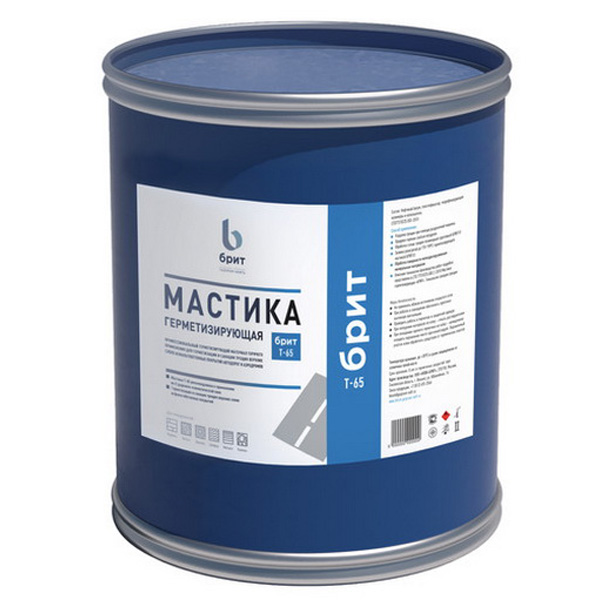 Мастики герметизирующие дорожные БРИТ