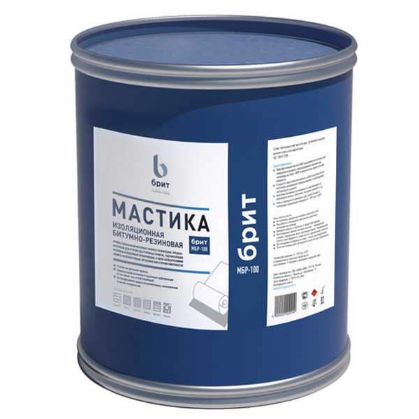 Мастика битумно-резиновая изоляционная МБР-75 «БРИТ» ГОСТ 15836-79